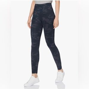 SPANX Look at Me Now High-Rise Seamless Camo Leggings - Black